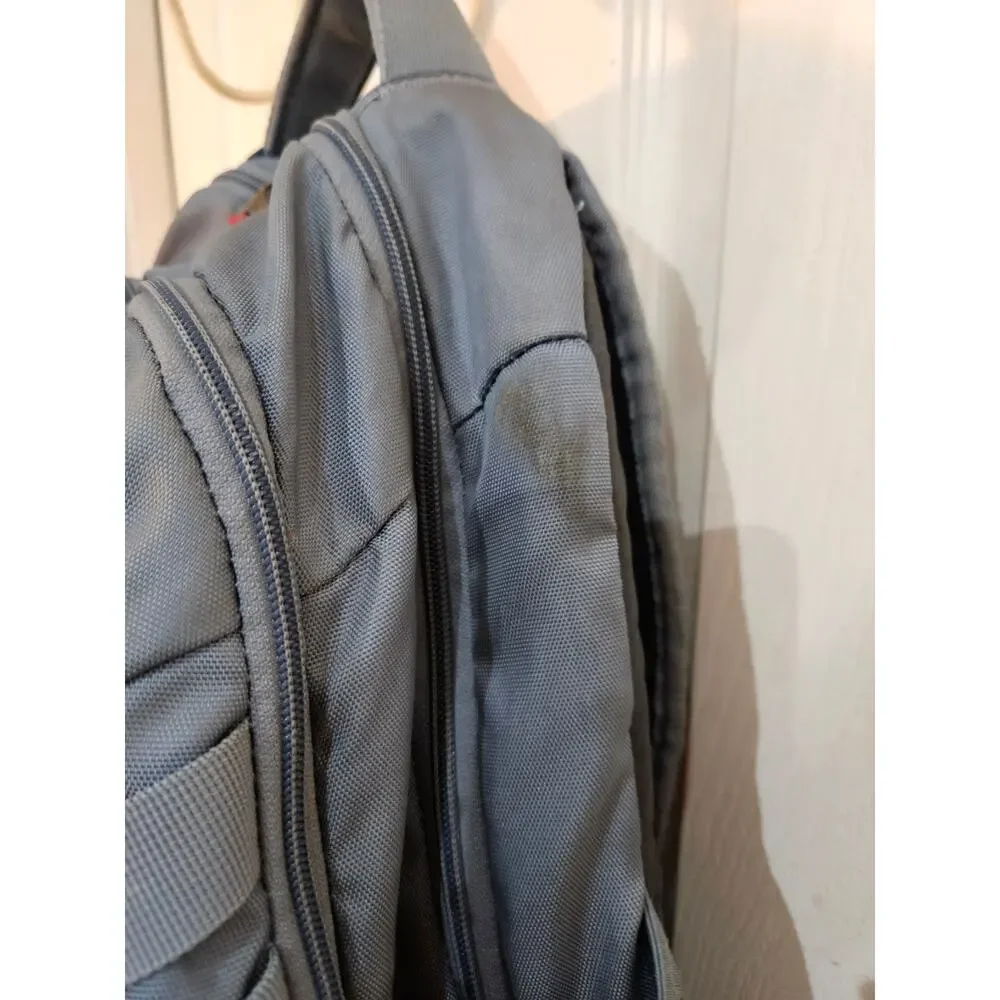 Under Armour Storm Back Pack Gray Red PreOwned
